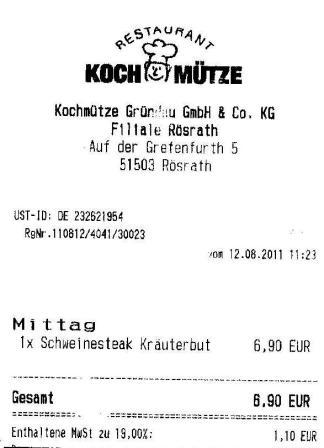 bbinfo Höffner Kochmütze Restaurant